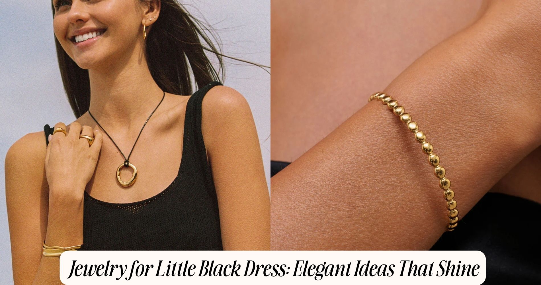 jewelry for little black dress