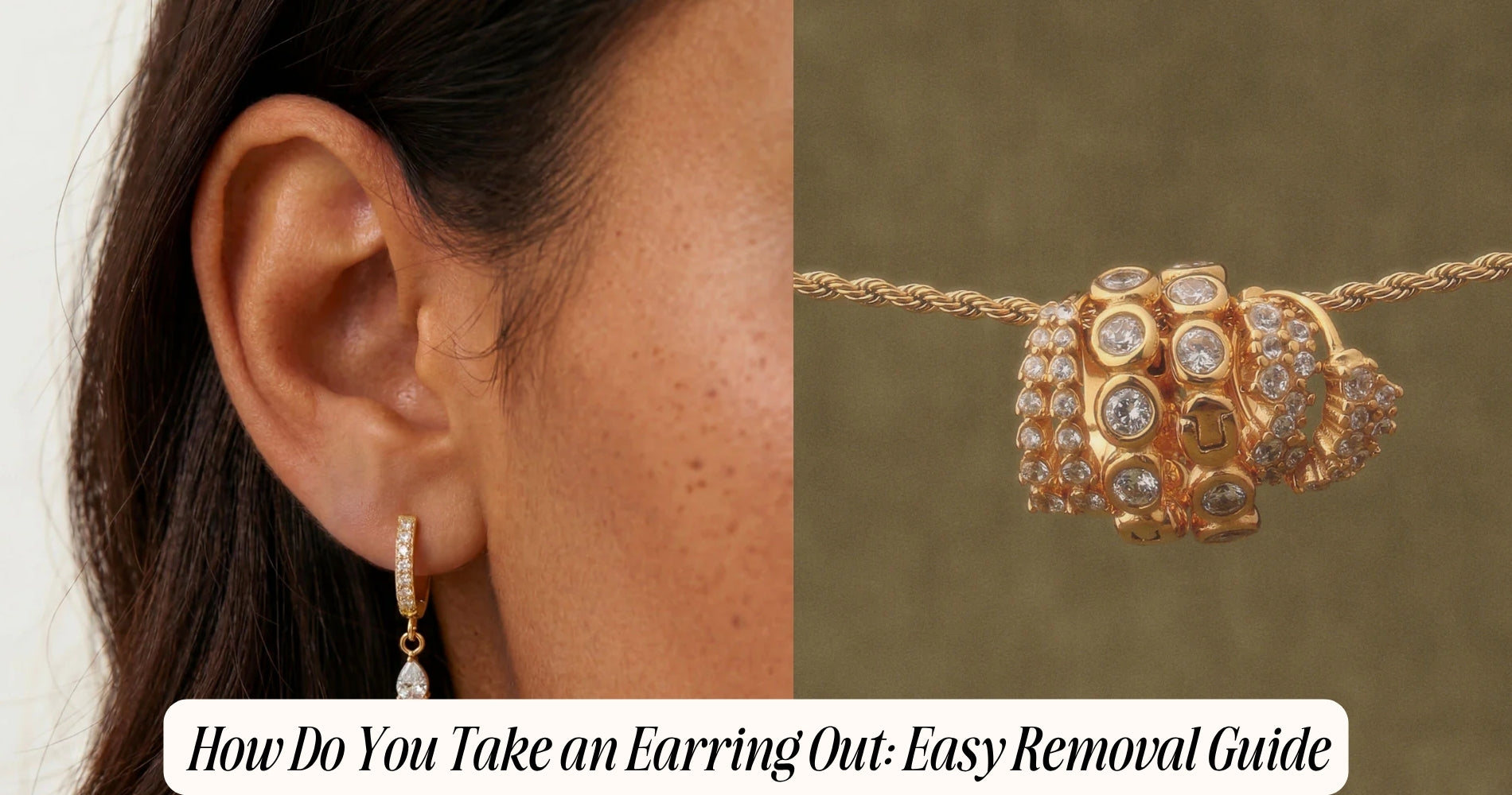 how do you take an earring out