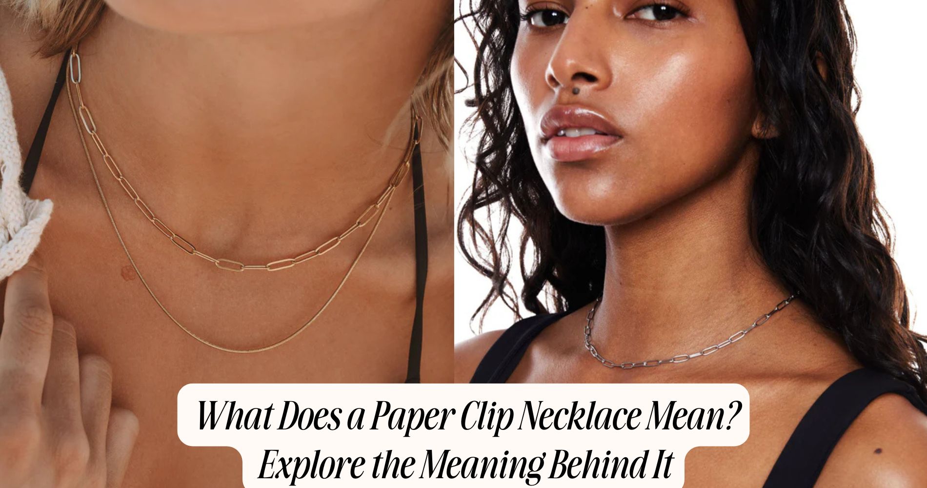 what does a paper clip necklace mean