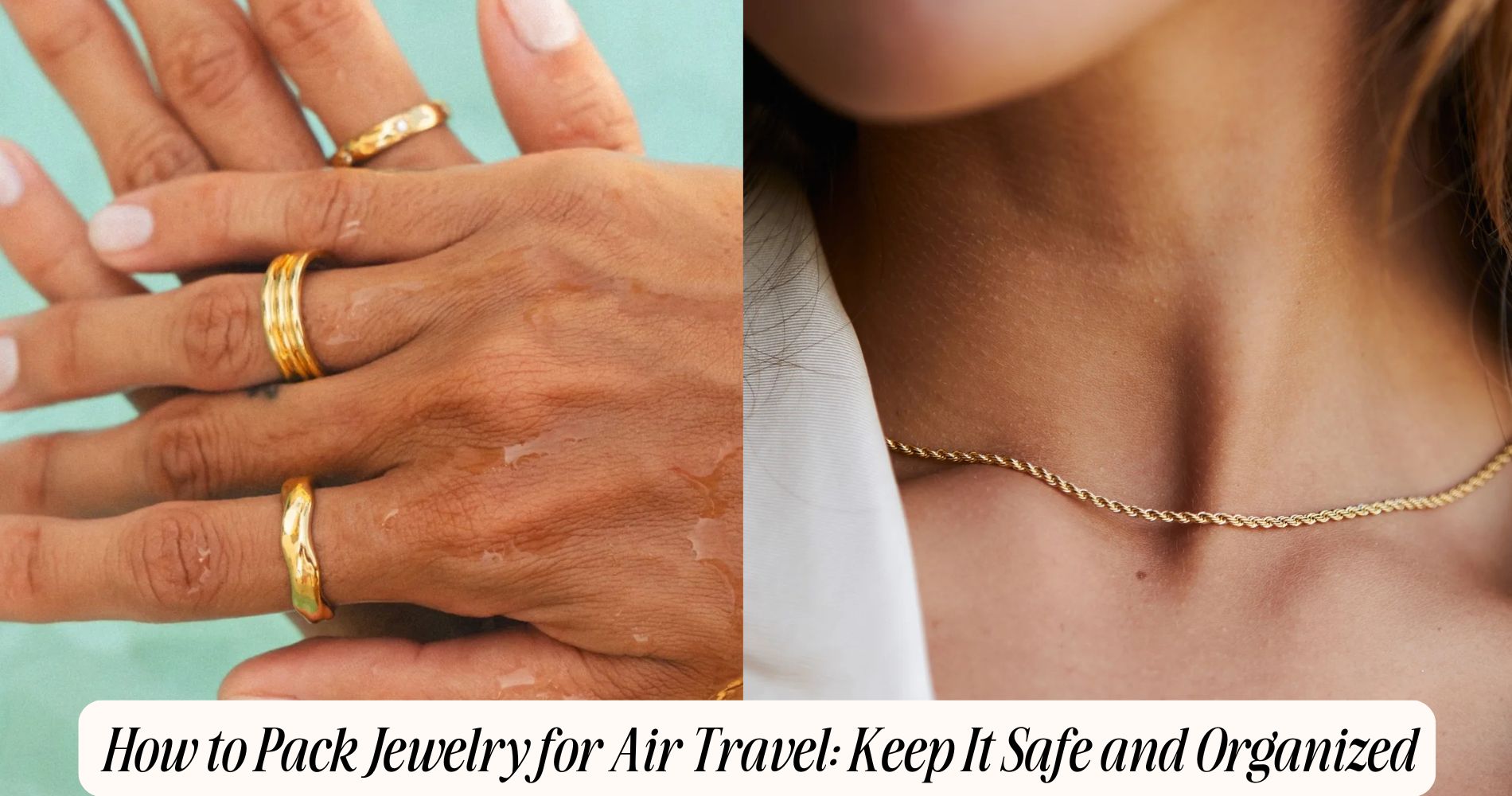 how to pack jewelry for air travel