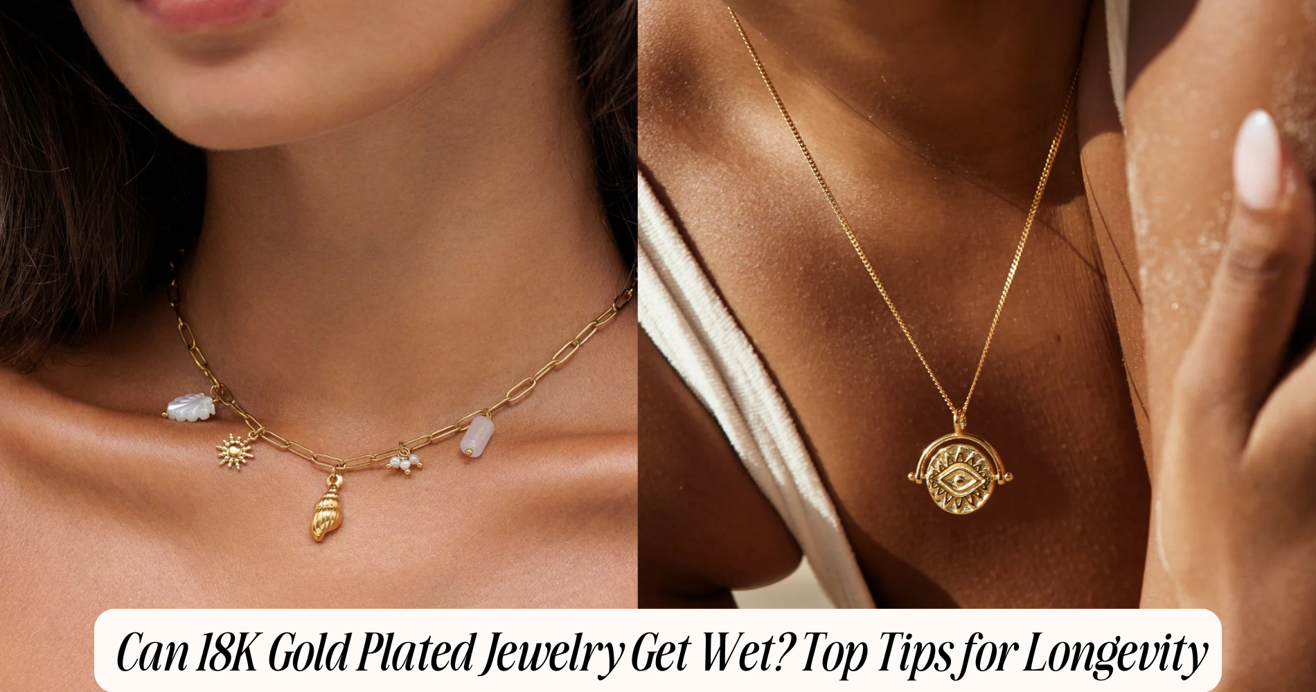 can 18k gold plated jewelry get wet