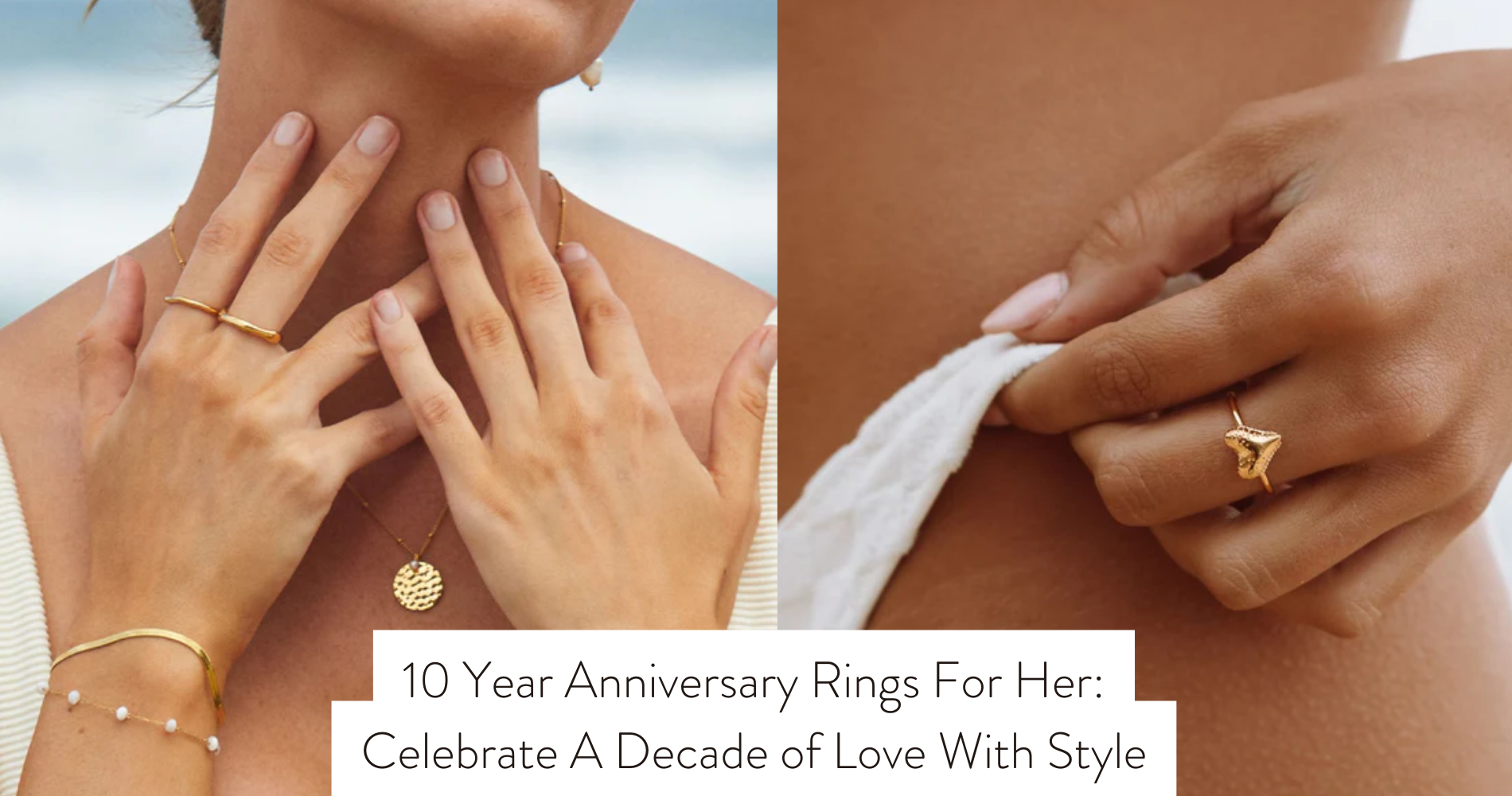 10 year anniversary rings for her