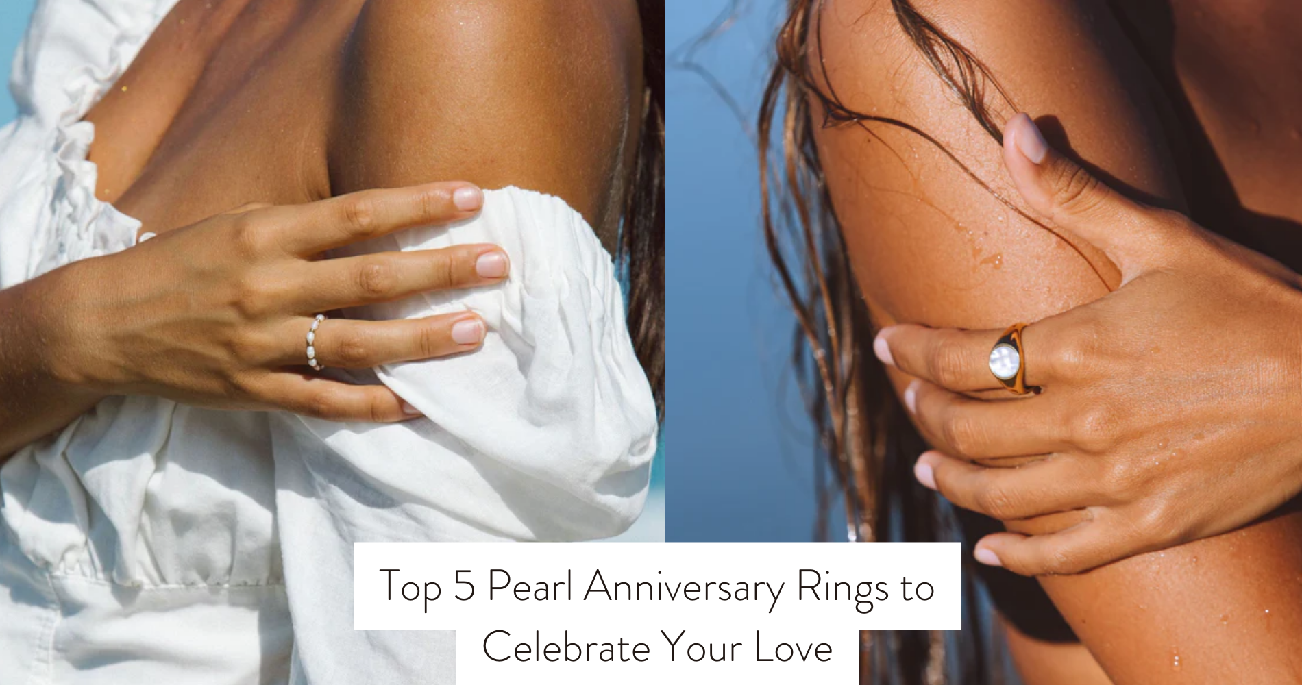 pearl anniversary ring