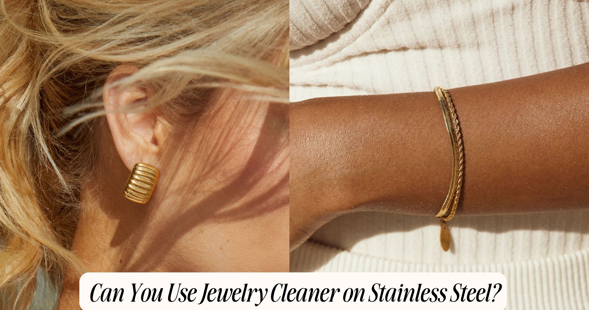 can you use jewelry cleaner on stainless steel