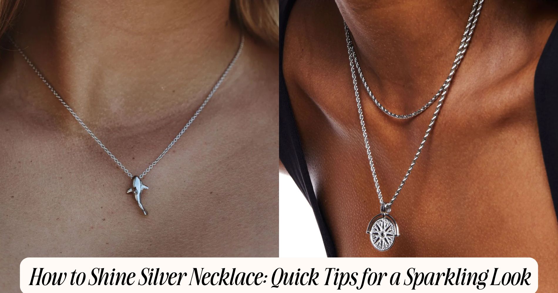 how to shine silver necklace