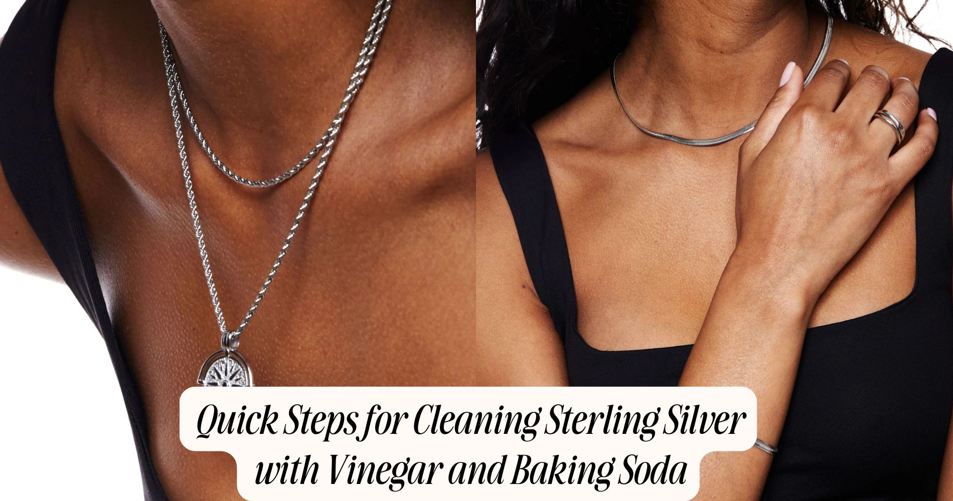 cleaning sterling silver with vinegar and baking soda