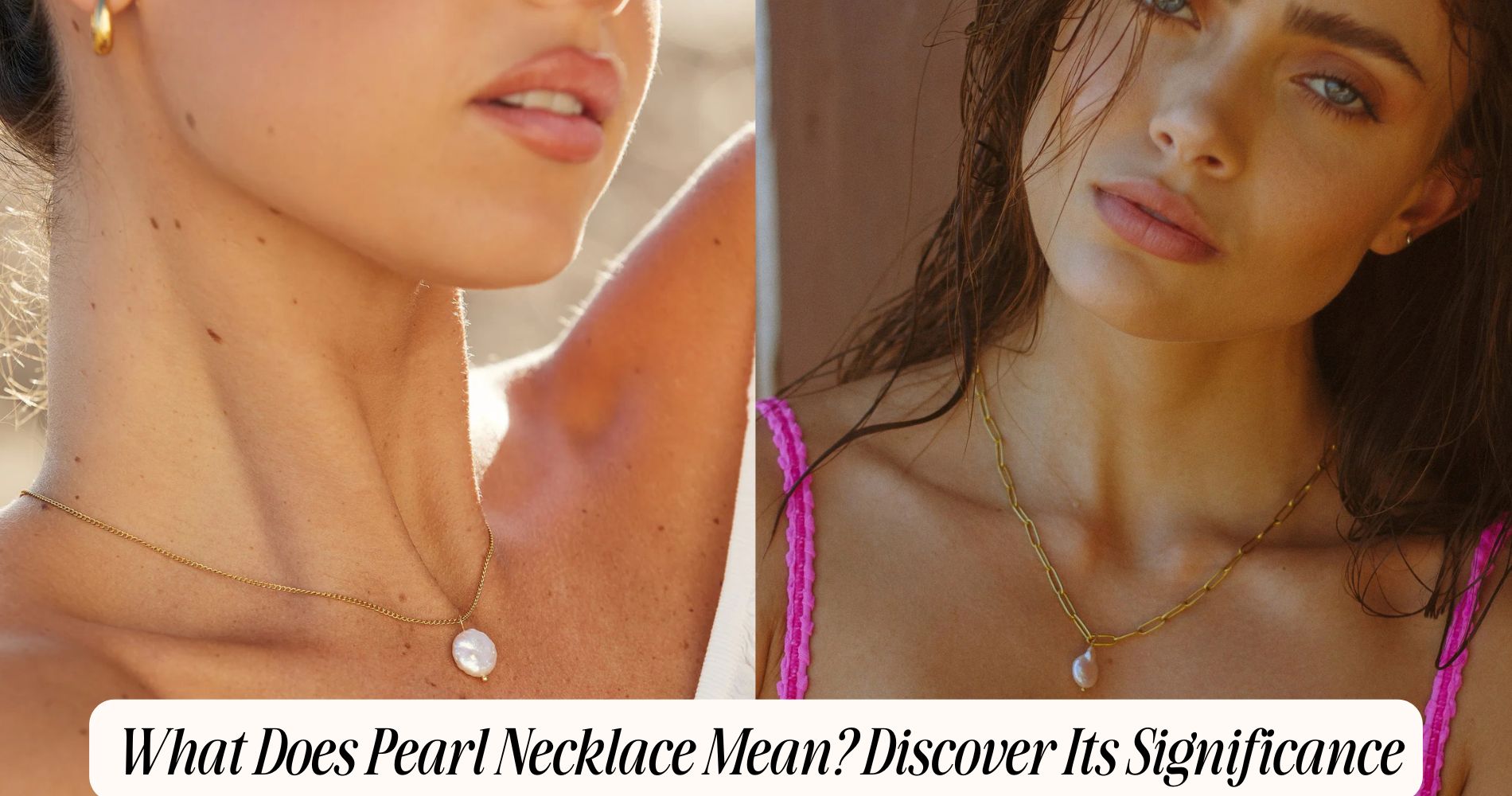 what does pearl necklace mean