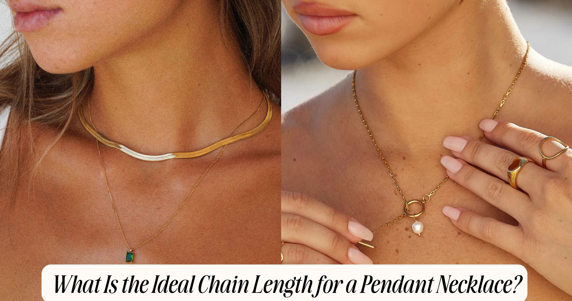 ideal chain length for pendant necklace