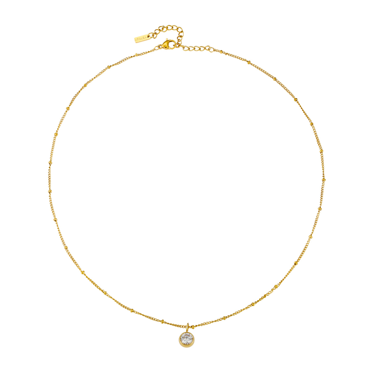Birthstone Necklace April