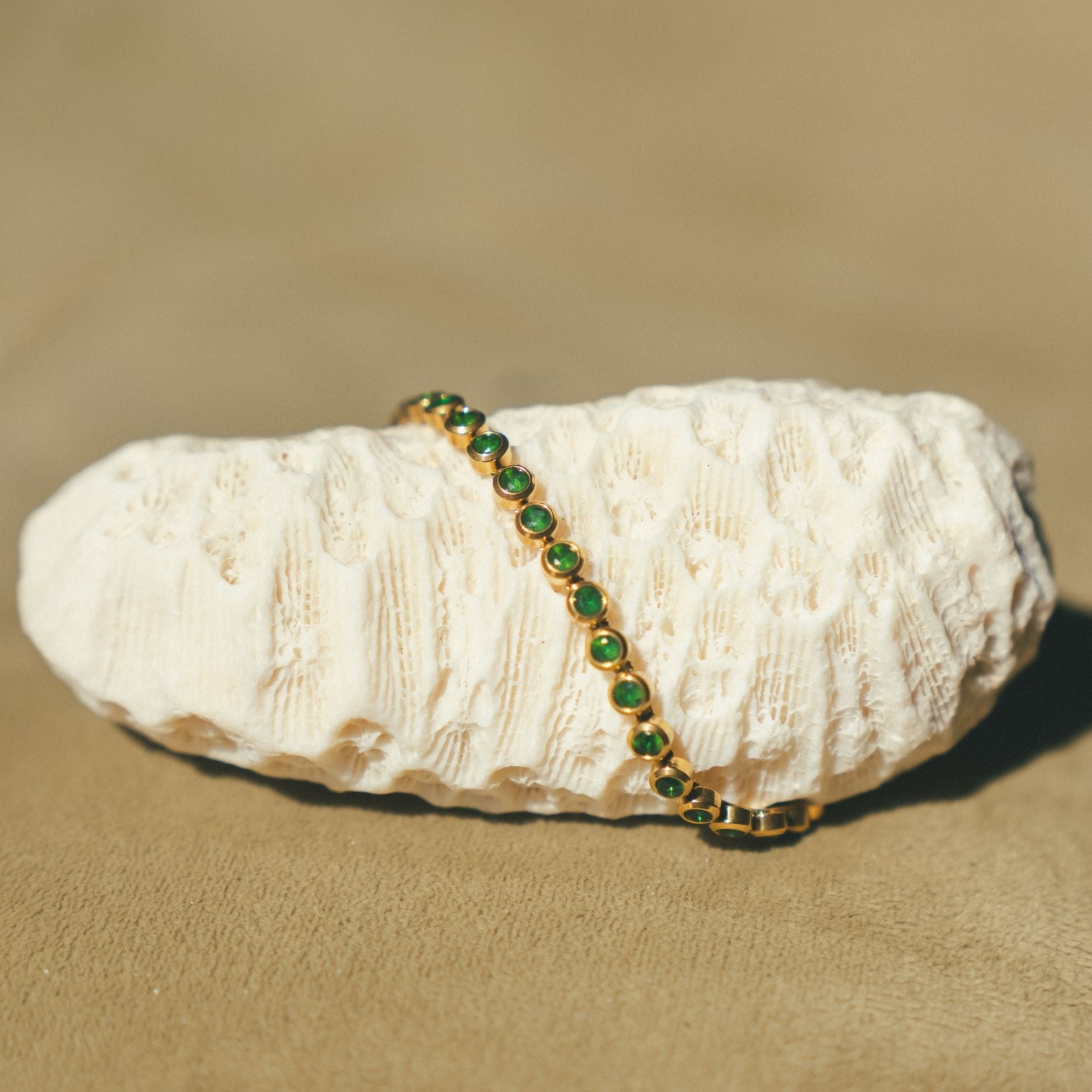 Fall Green Bracelet