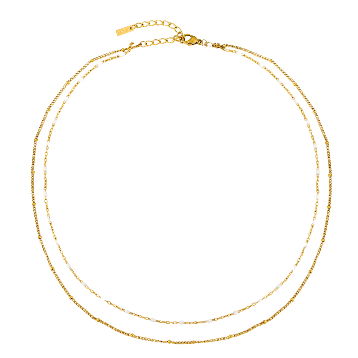 Golden Double Beaded Choker