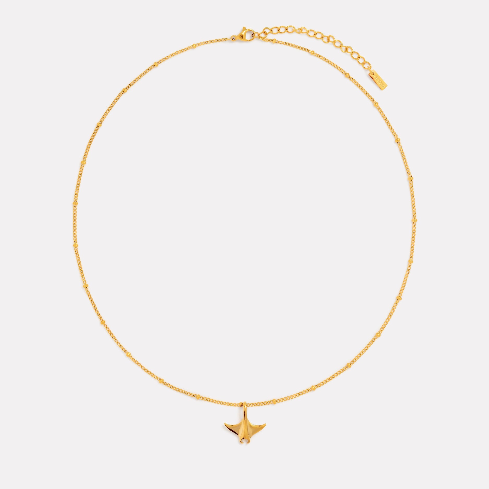 Golden Manta Necklace