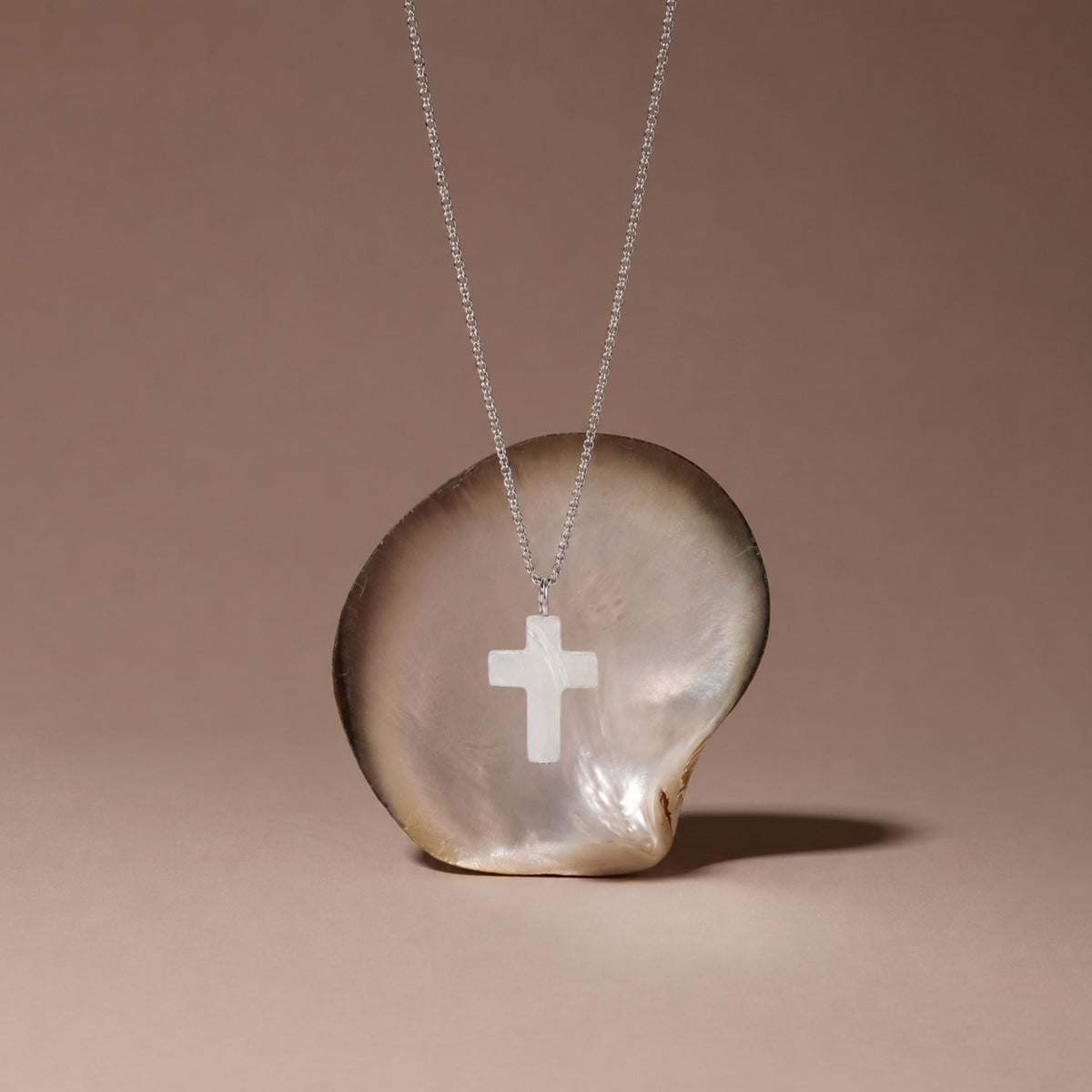 Pearly Cross Pendants