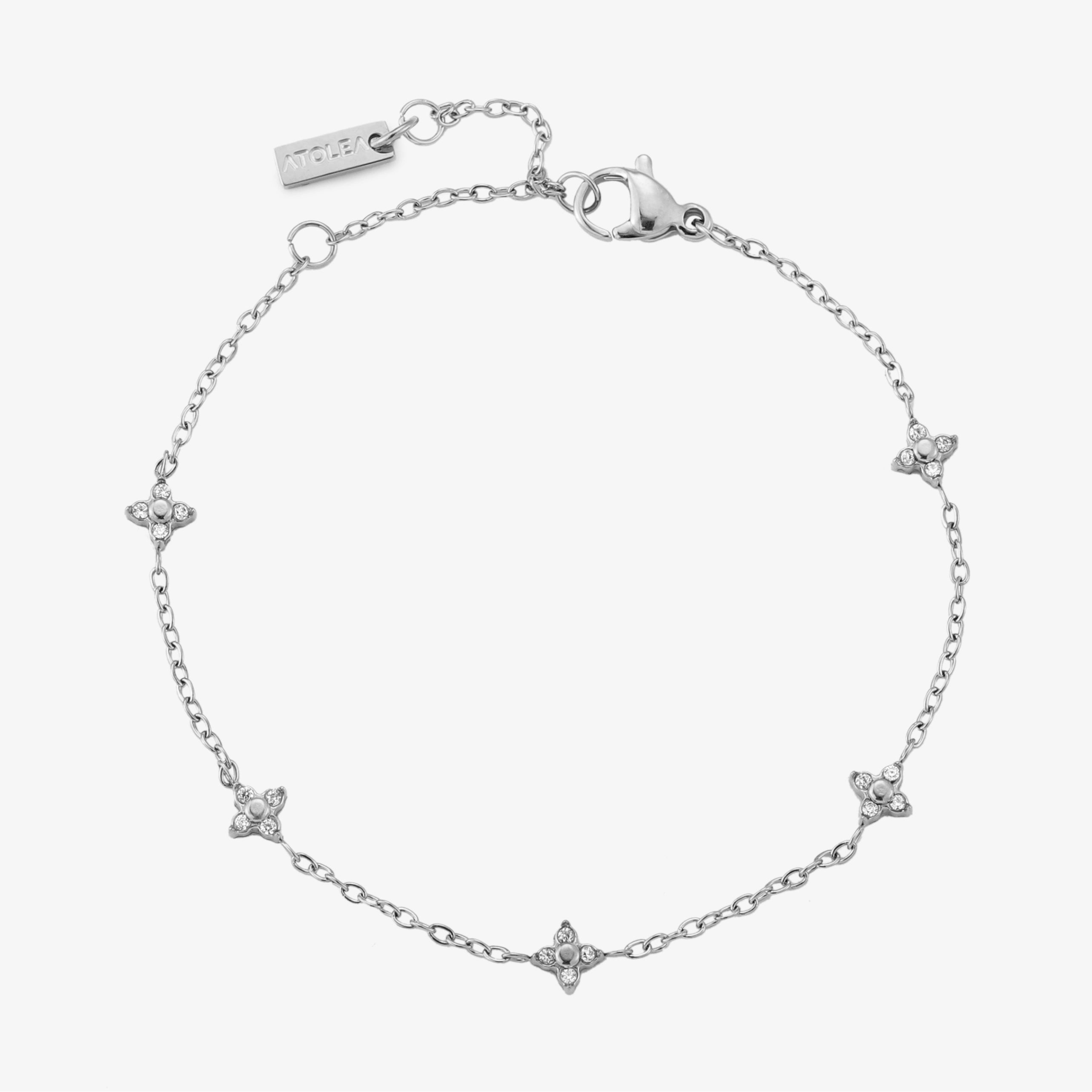 Quatrefoil Charm Bracelet