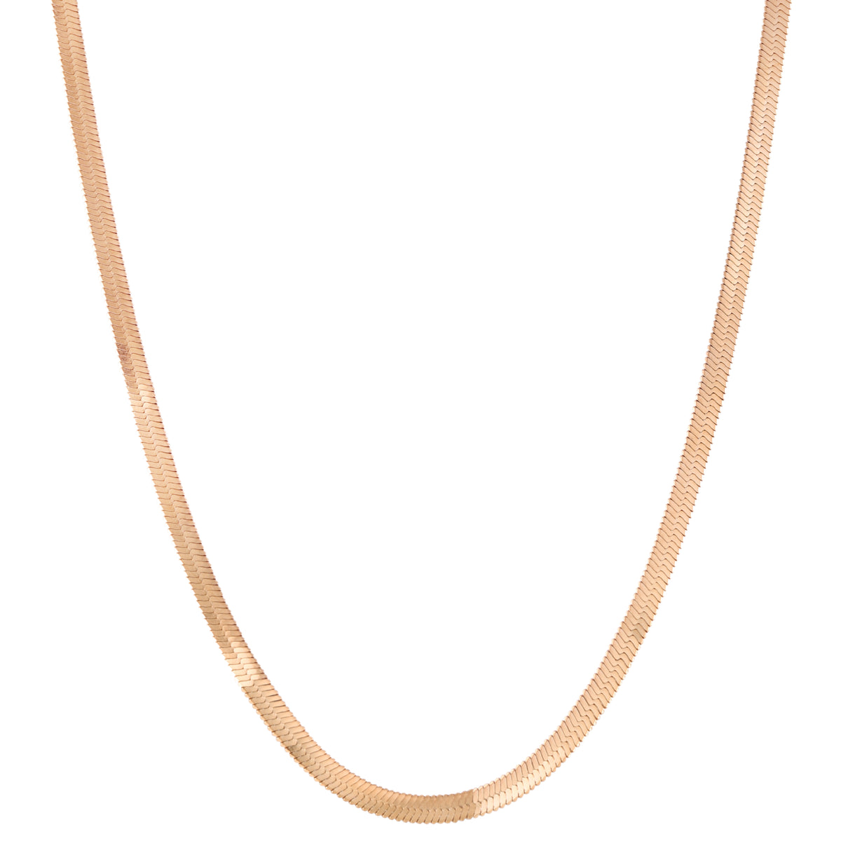 RoseGold Herringbone Necklace
