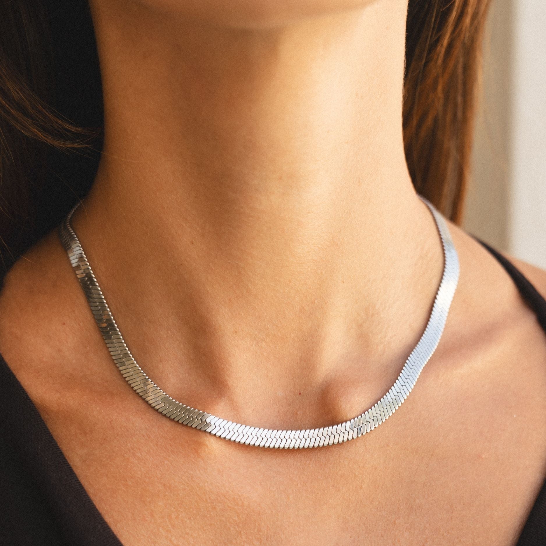 Silver Chunky Necklace