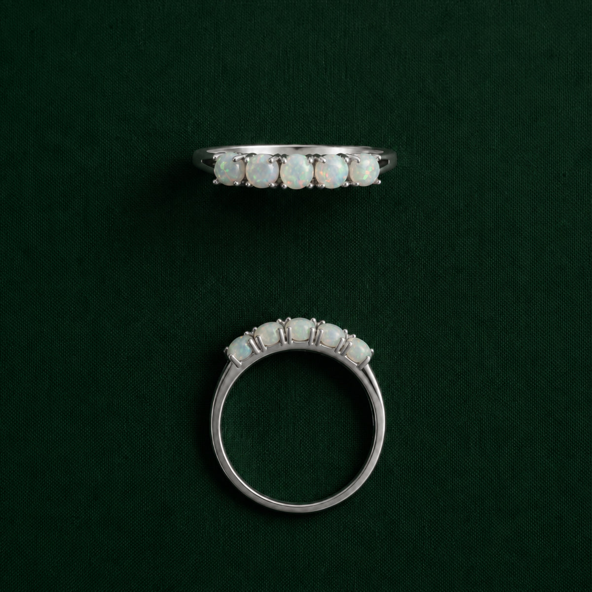 Silver Opal Band