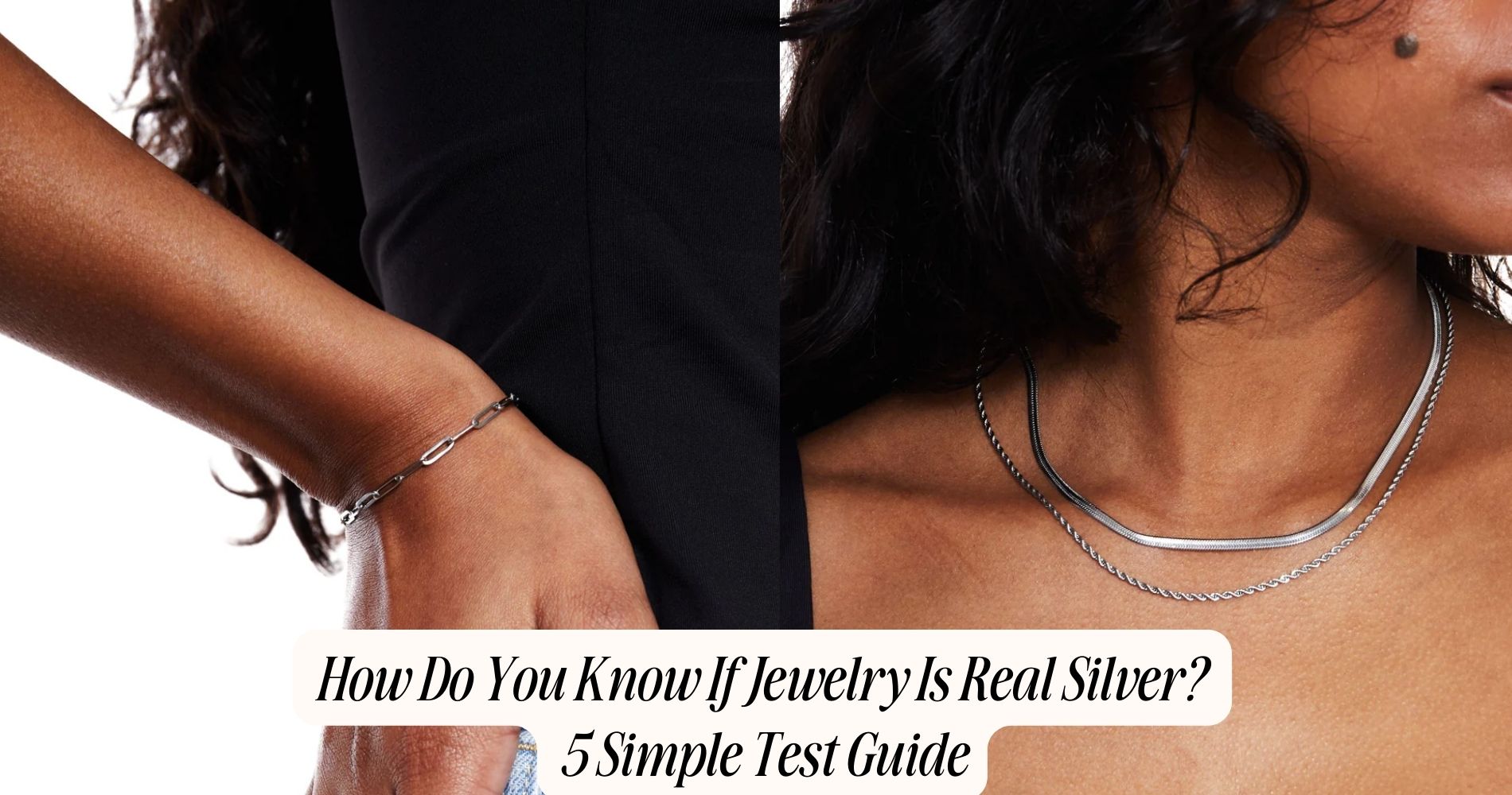 how do you know if jewelry is real silver