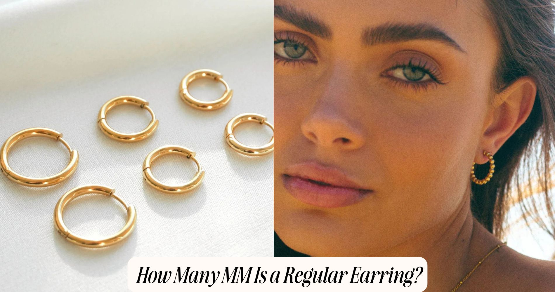 how many mm is a regular earring​