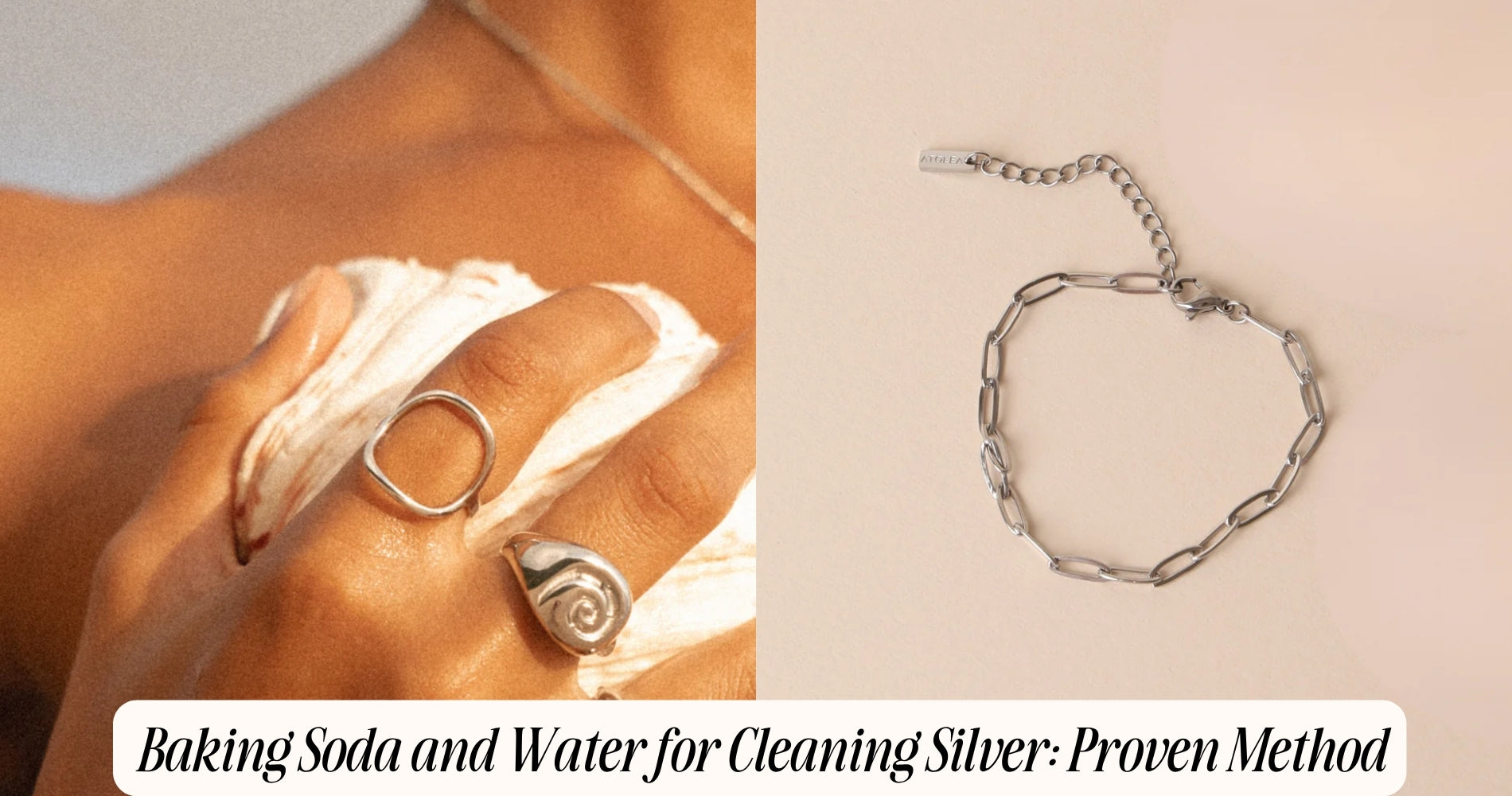 baking soda and water for cleaning silver
