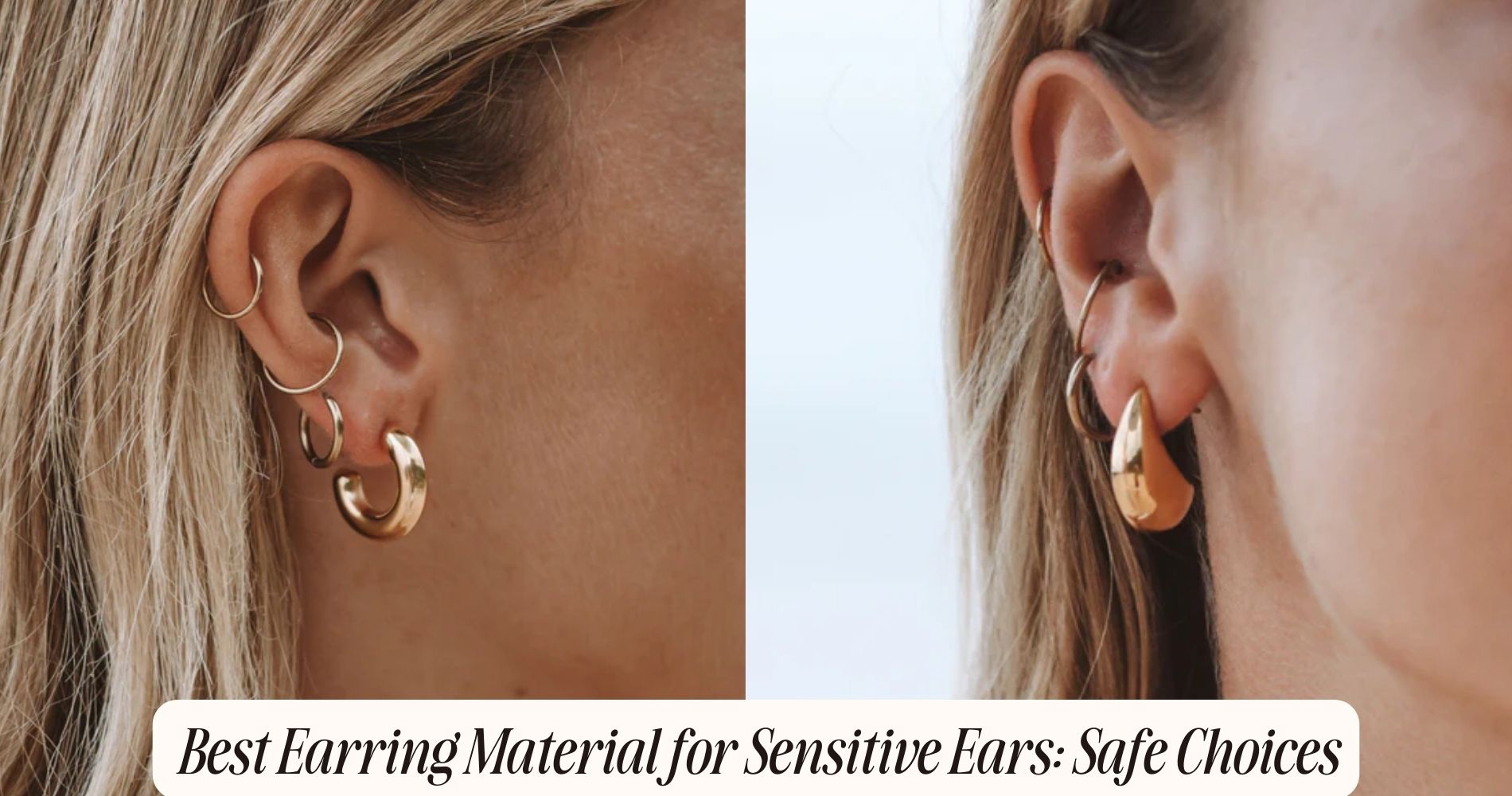 best earring material for sensitive ears