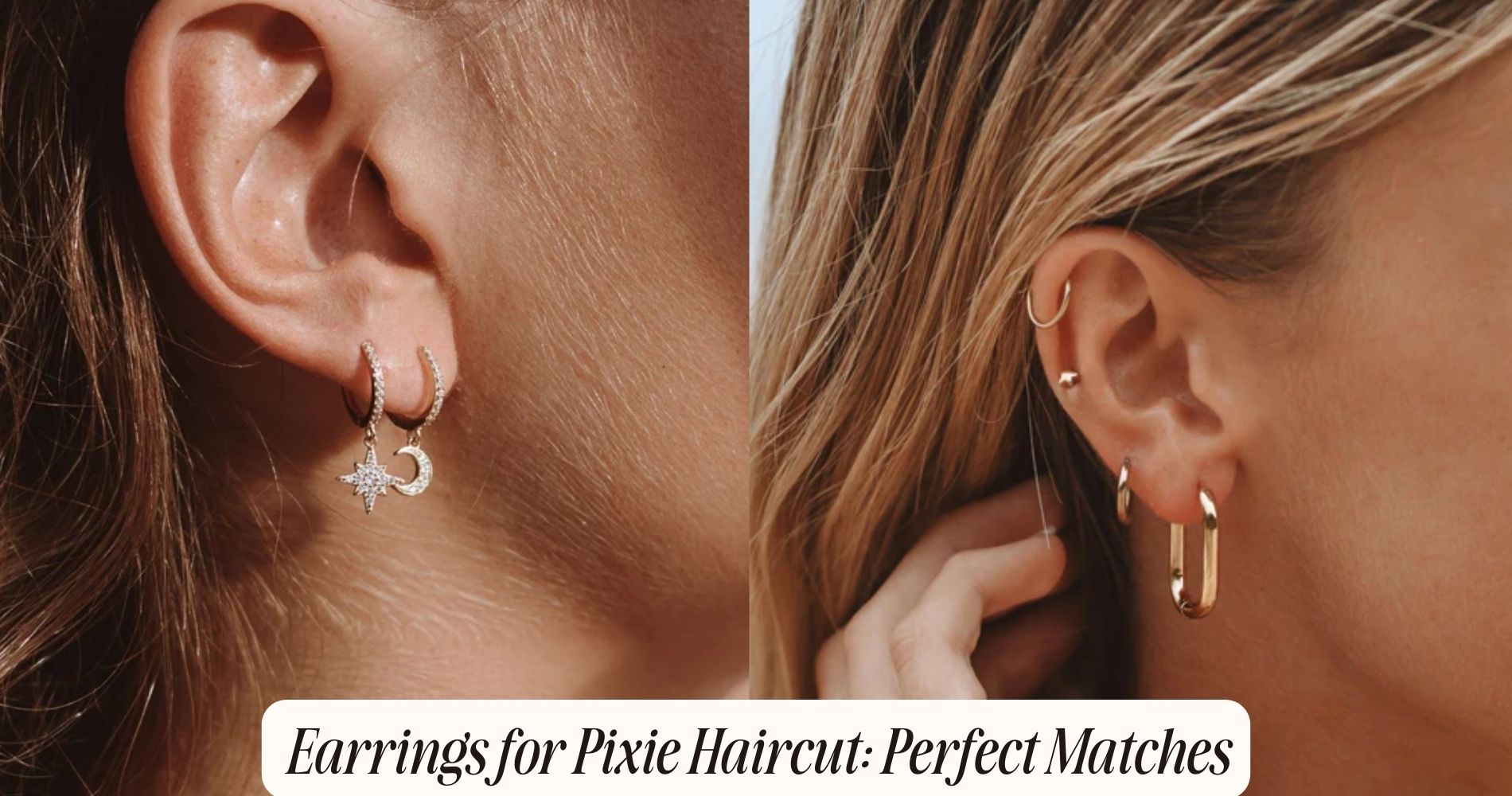 earrings for pixie haircut