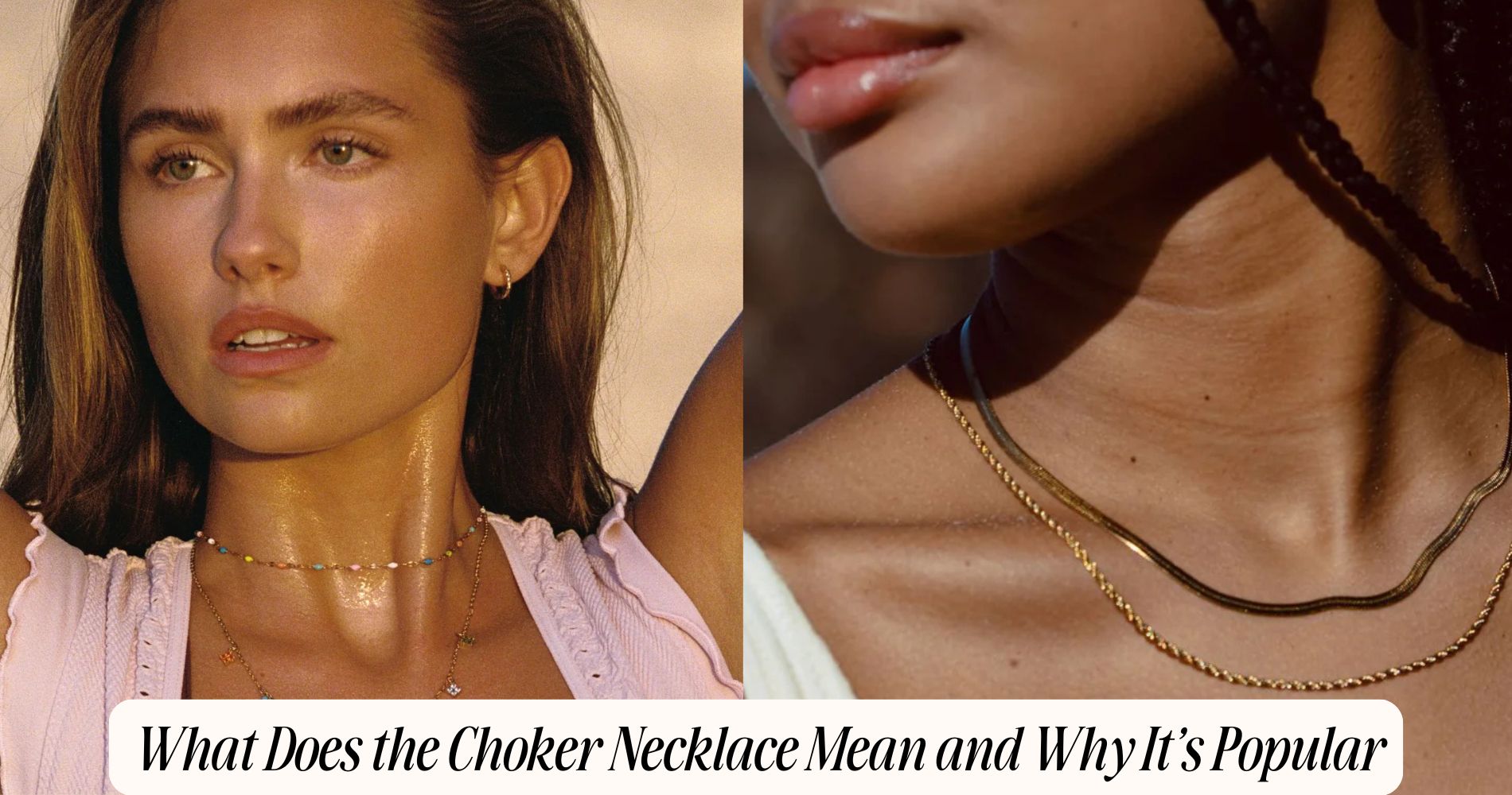 what does the choker necklace mean​