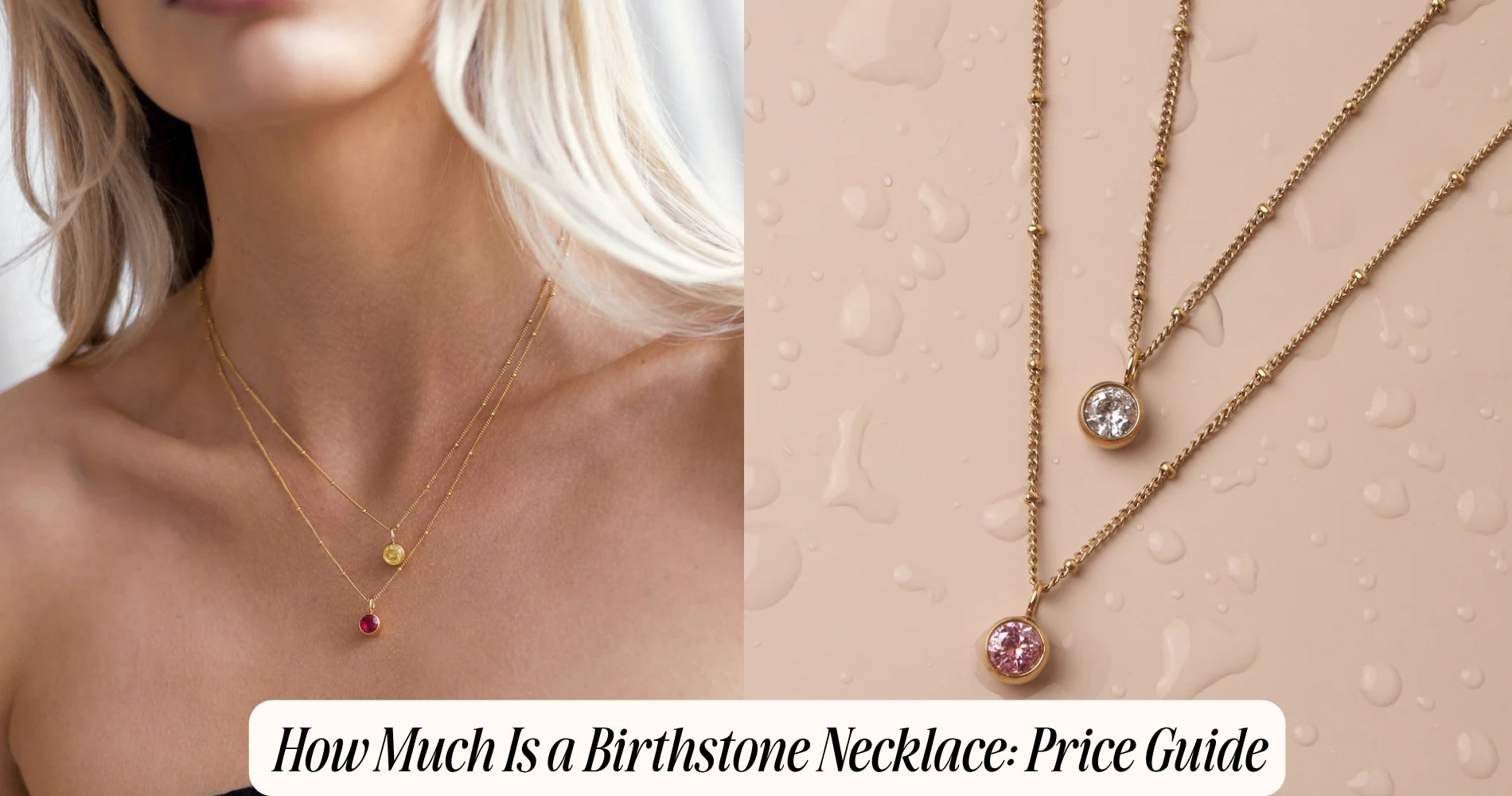 how much is a birthstone necklace