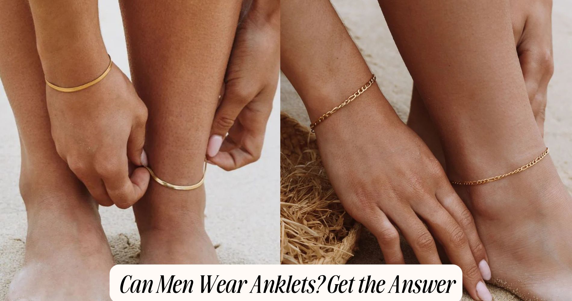 can men wear anklets