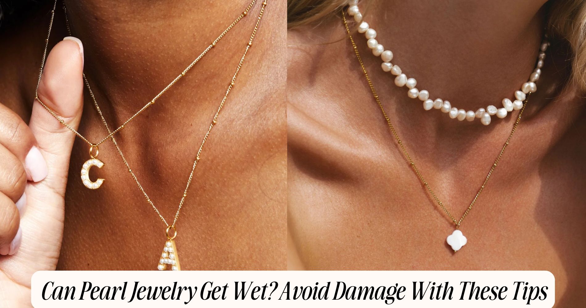 can pearl jewelry get wet​