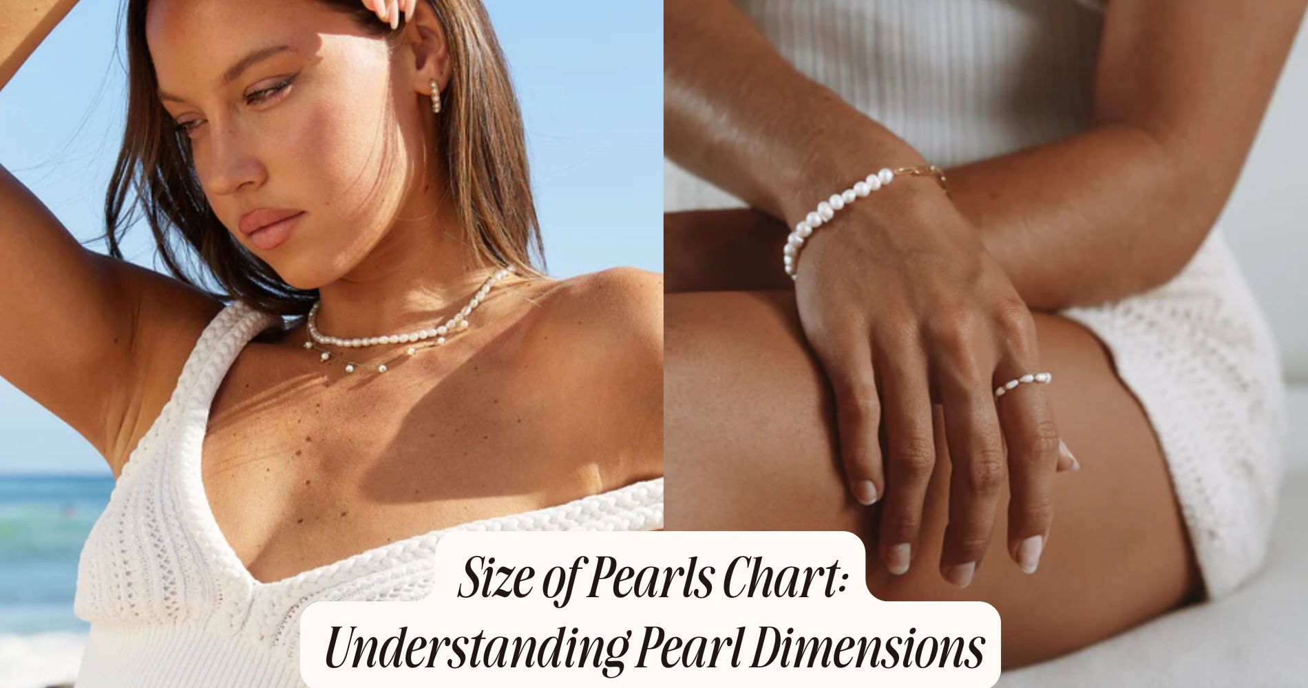 size of pearls chart