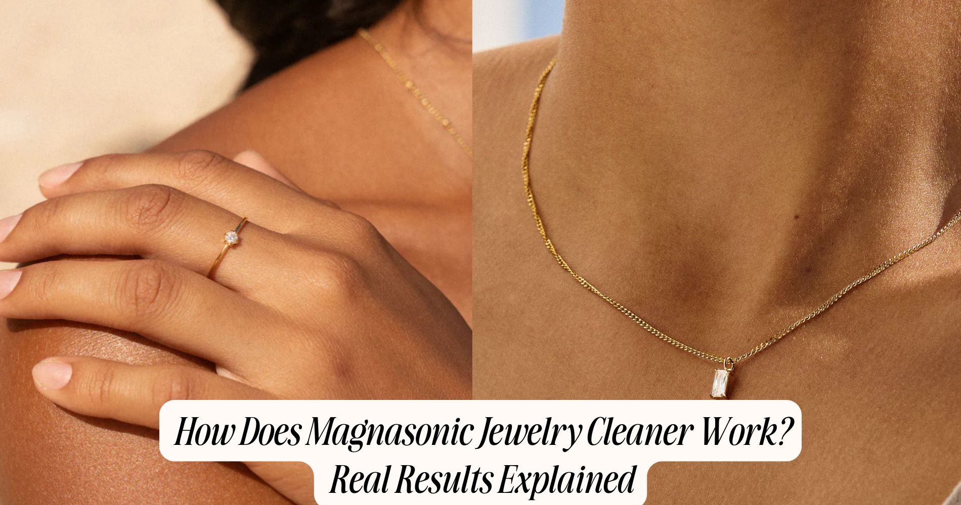 how does magnasonic jewelry cleaner work​