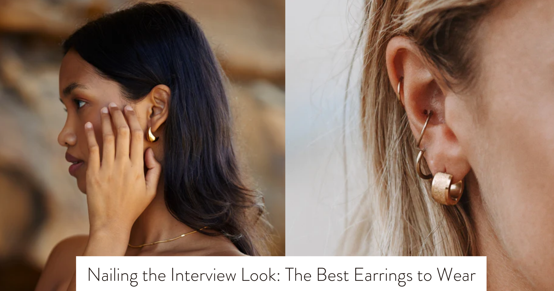 earrings for an interview