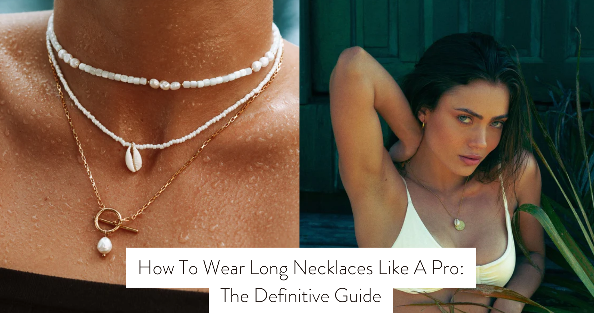 how to wear long necklaces