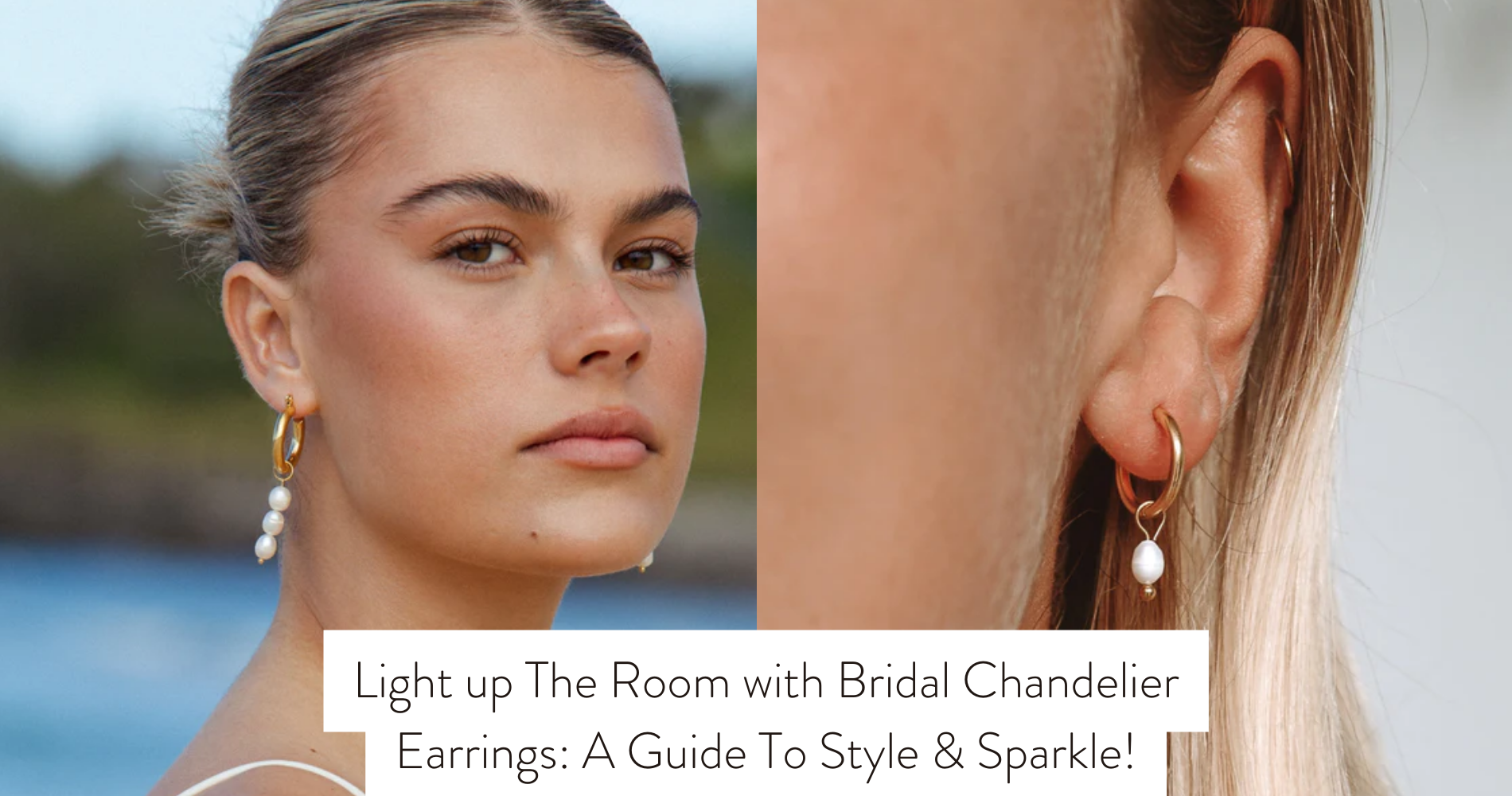 bridal chandelier earrings