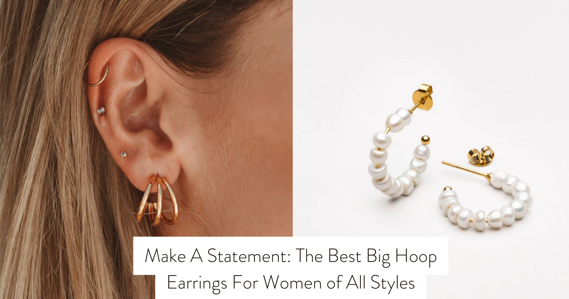 big hoop earrings for women