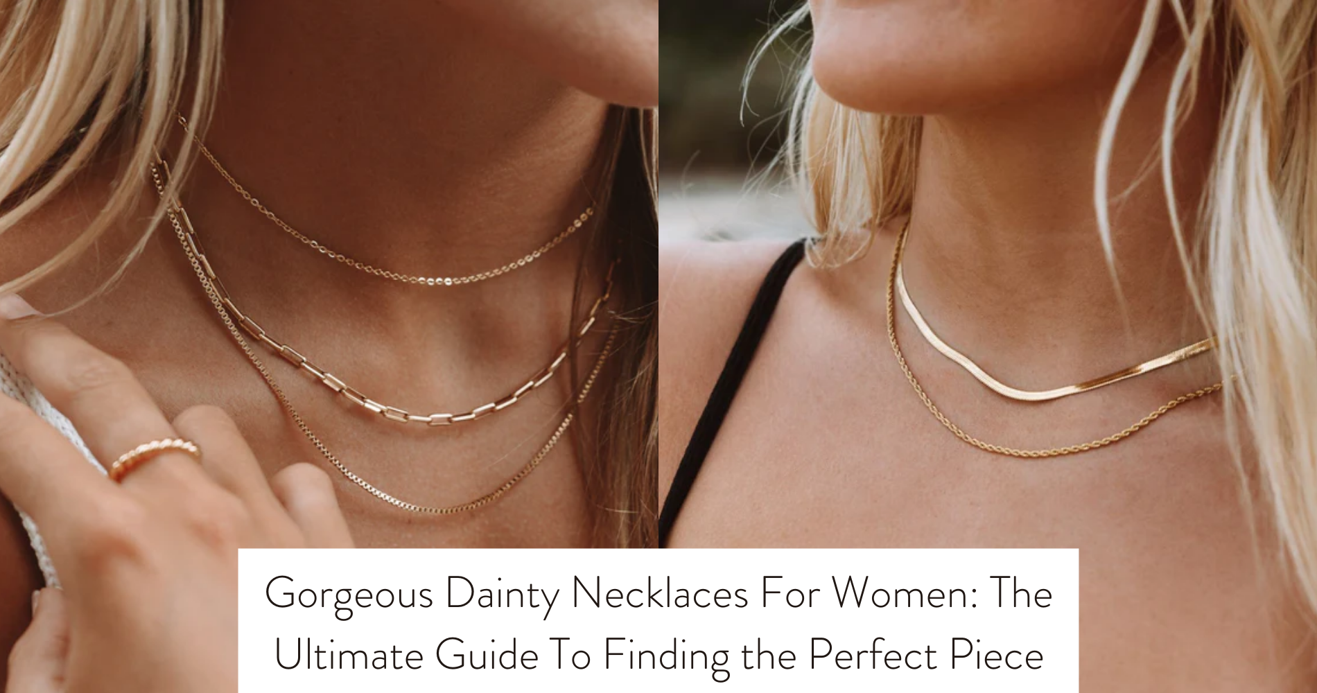 dainty necklaces for women