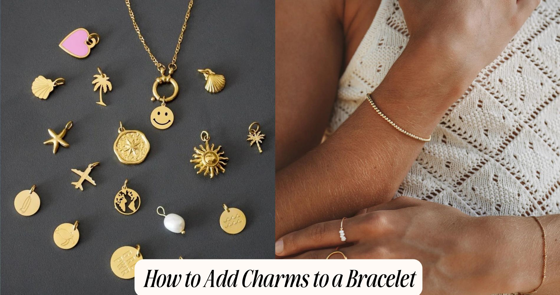 how to add charms to a bracelet