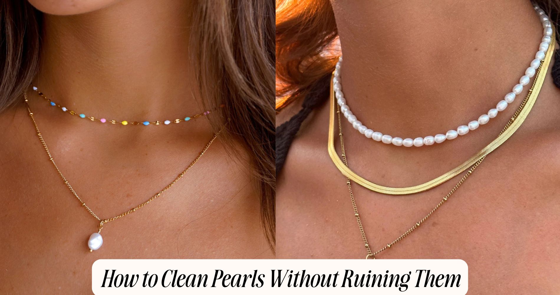 how to clean pearls