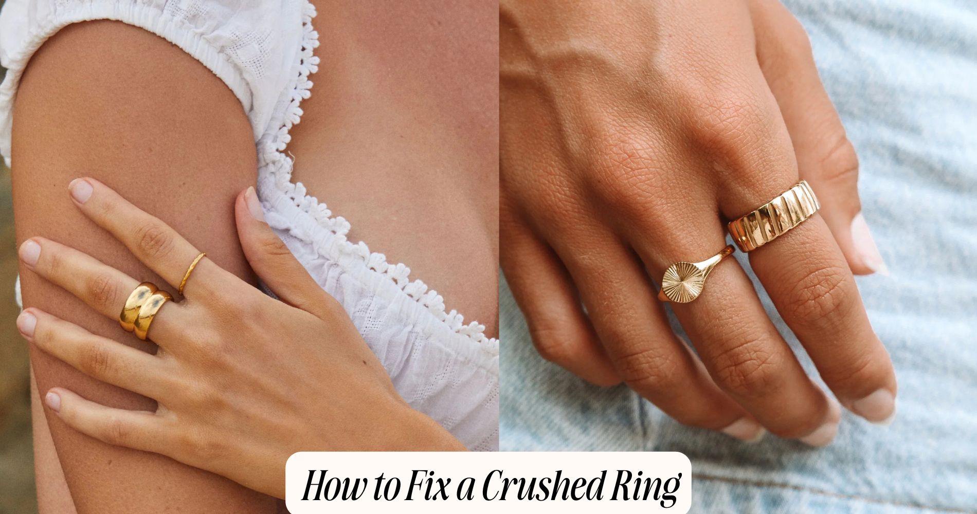 how to fix a crushed ring