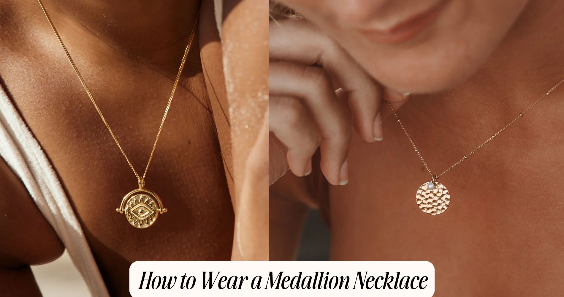 how to wear a medallion necklace