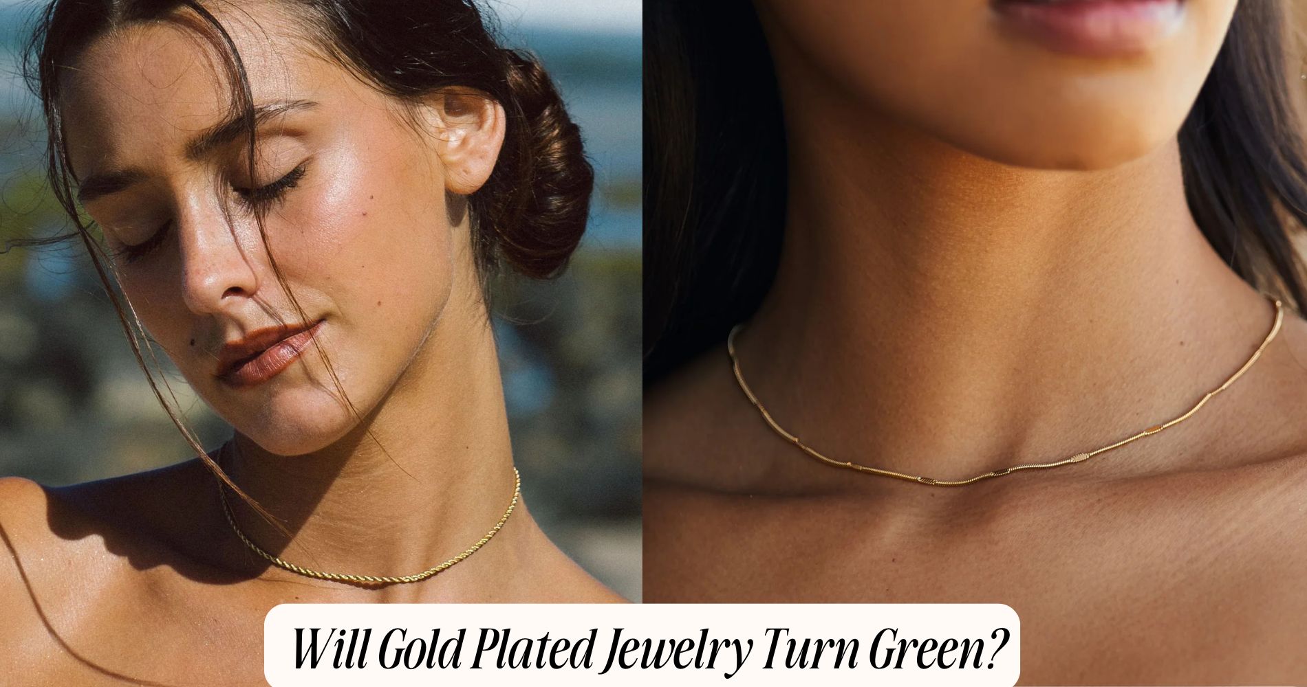 will gold plated jewelry turn green​