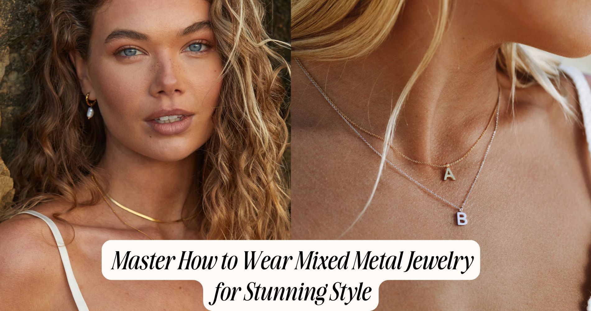 how to wear mixed metal jewelry