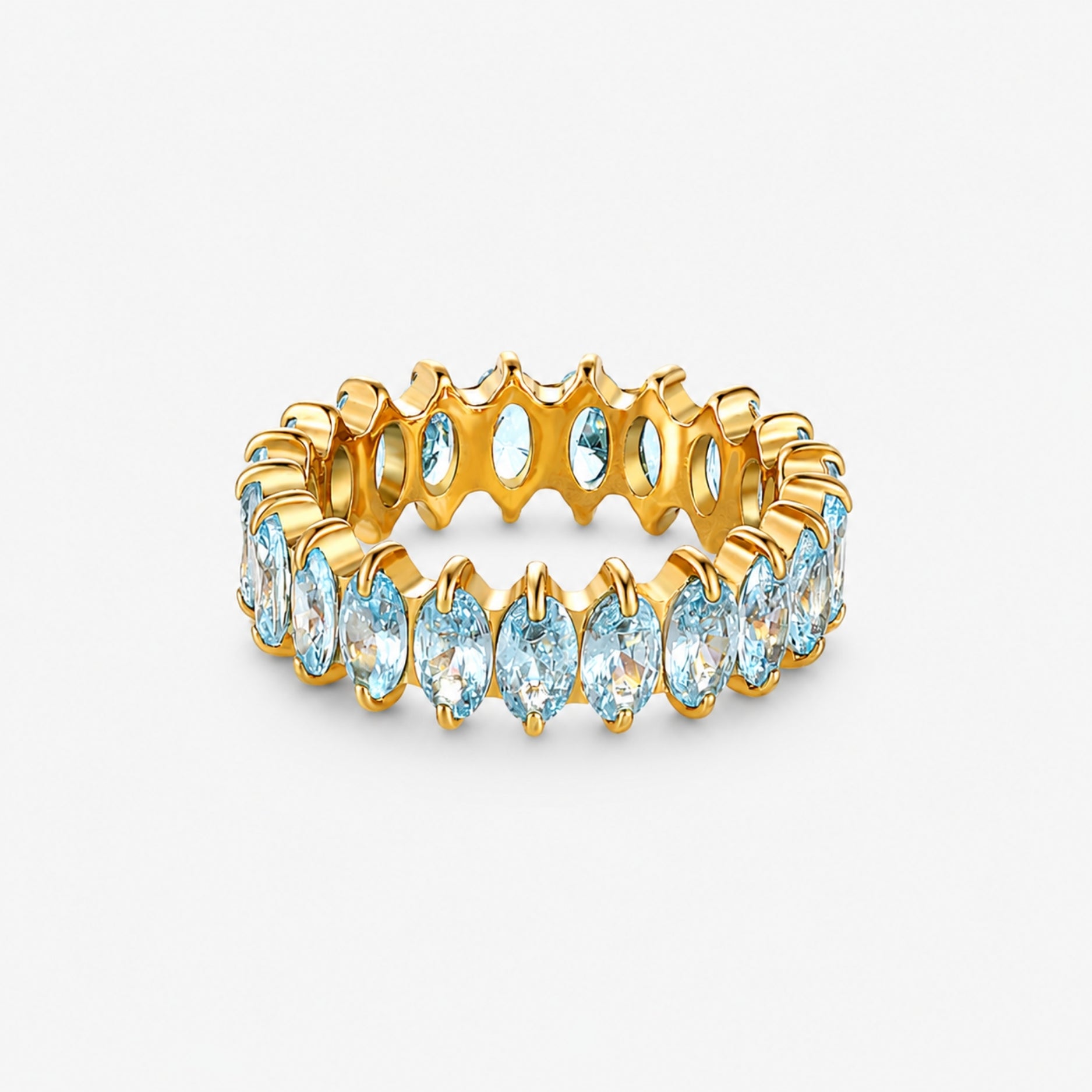 Birthstone Ring March Aquamarine