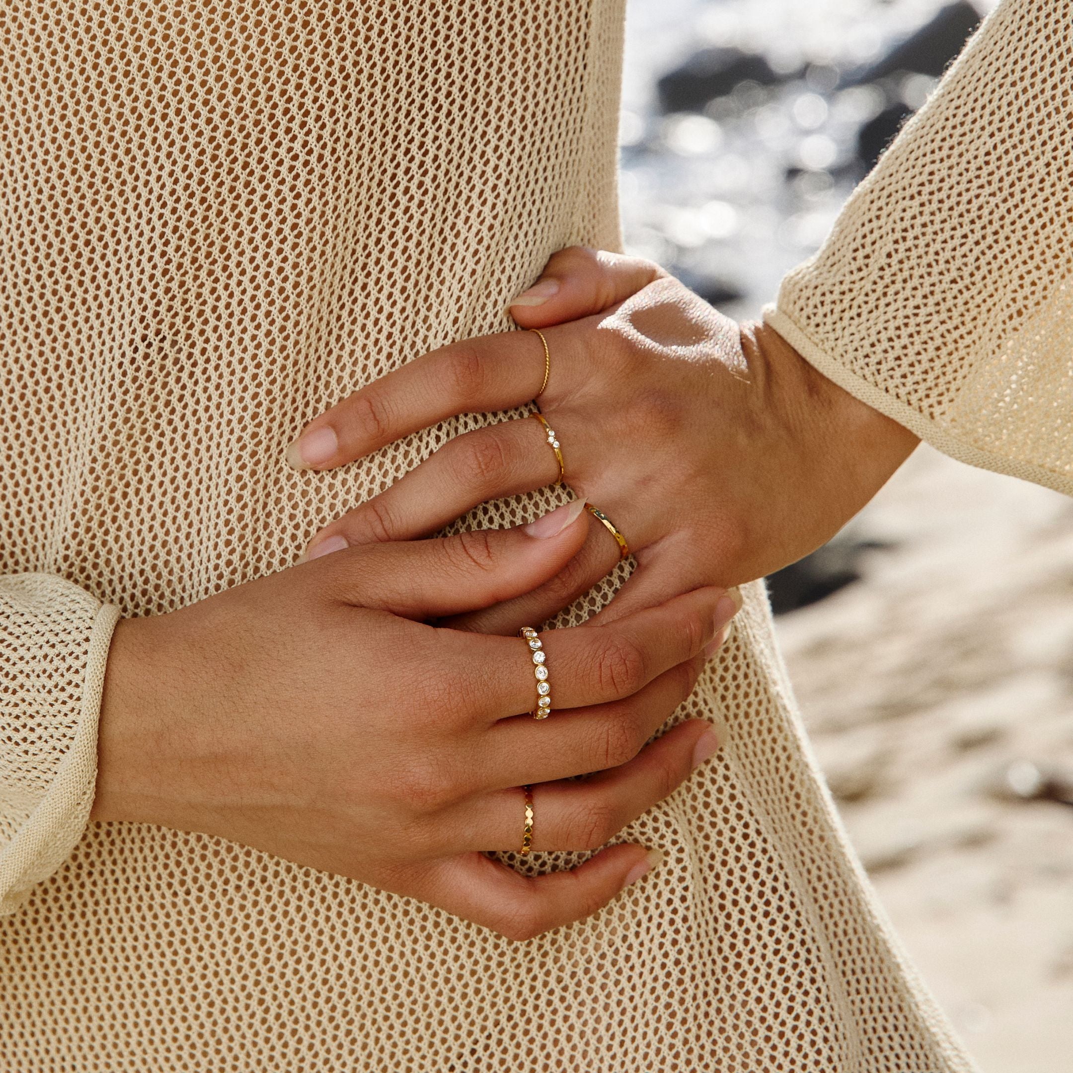 Dainty Gold Rings