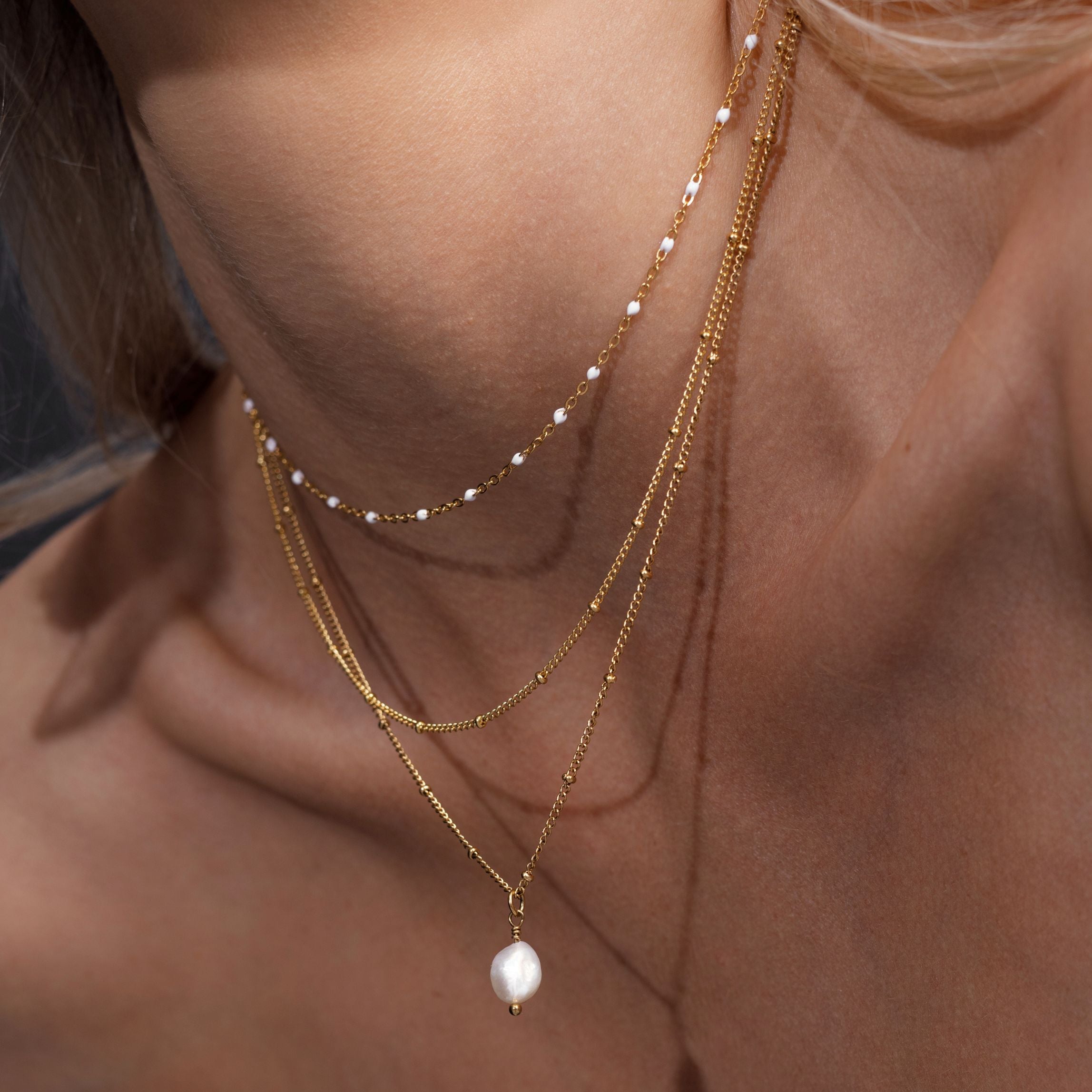 Double Gold Layered Choker