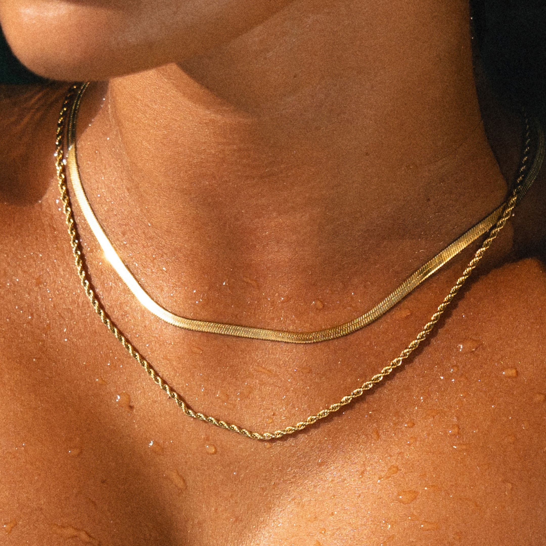 Gold Layered Choker