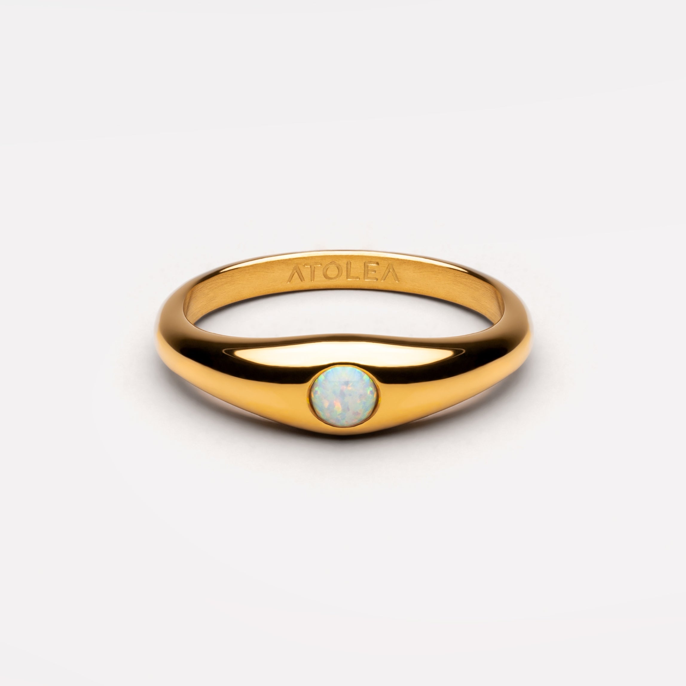 Gold Opal Ring