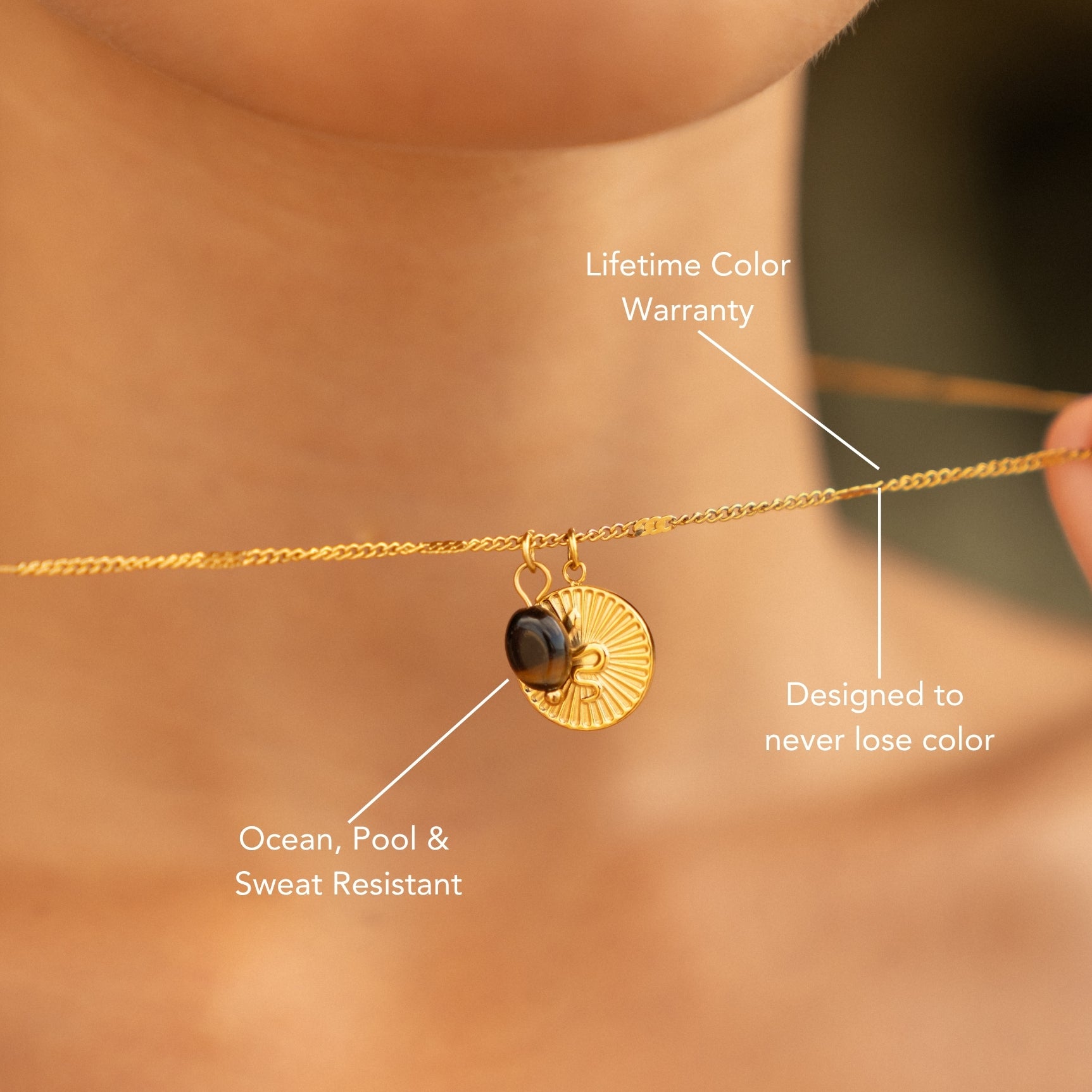 Gold Snake Chain Necklace
