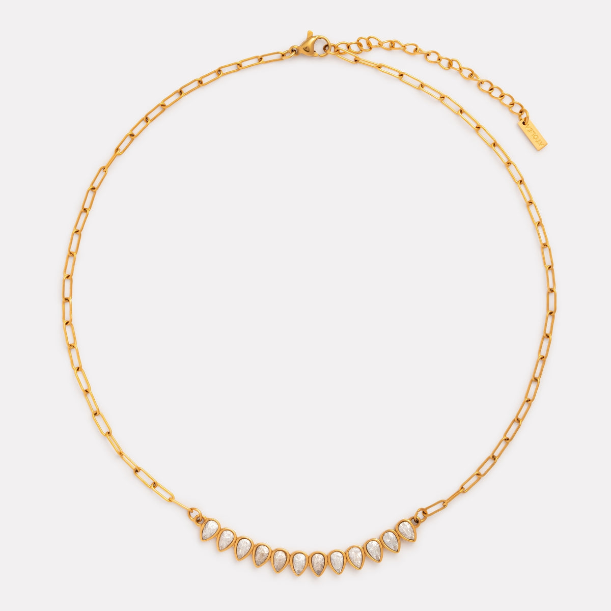 Gold Teardrop Choker